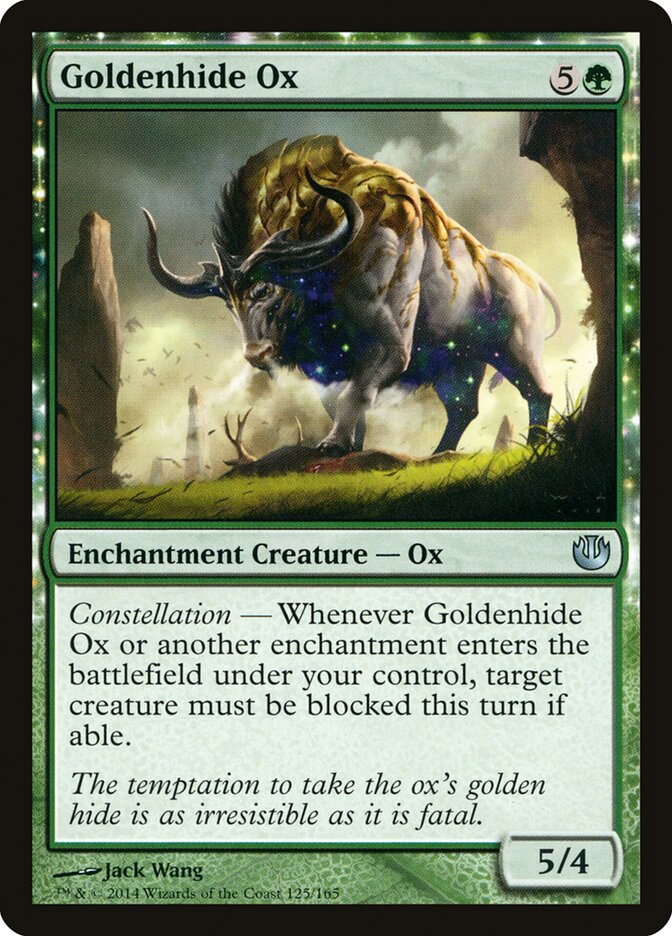 Goldenhide Ox - carta Magic The Gathering