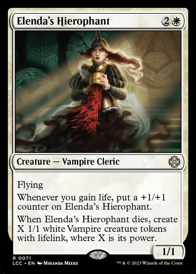 Elenda's Hierophant - carta Magic The Gathering