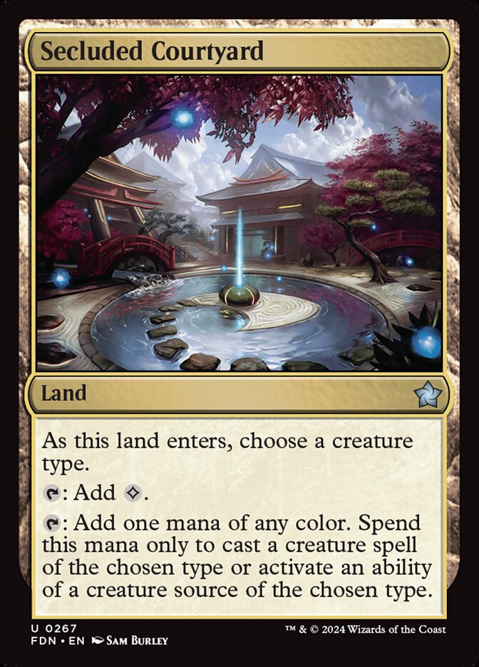 Secluded Courtyard - carta Magic The Gathering