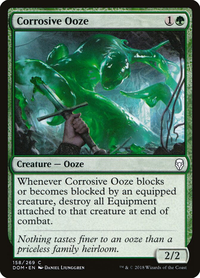 Corrosive Ooze - carta Magic The Gathering