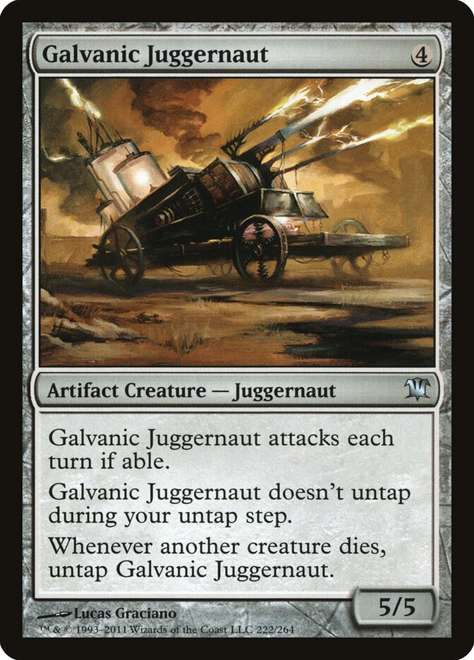 Galvanic Juggernaut - carta Magic The Gathering