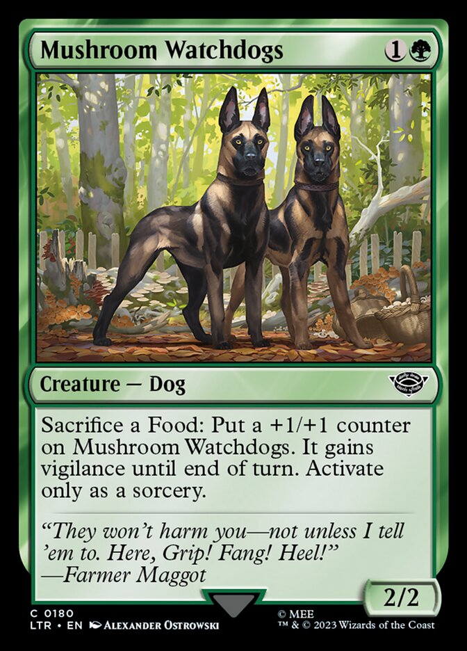 Mushroom Watchdogs - carta Magic The Gathering