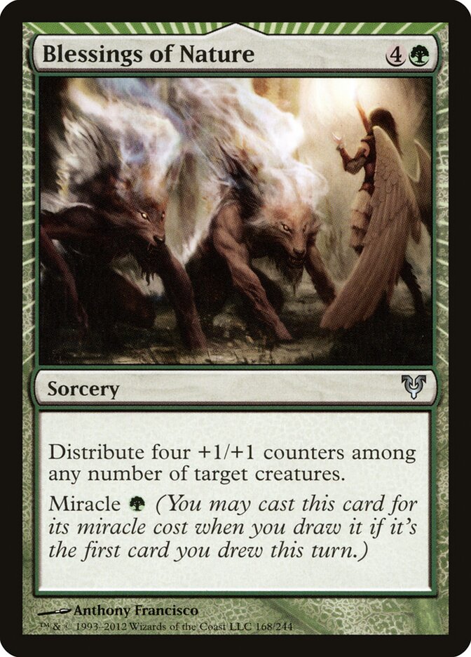 Blessings of Nature - carta Magic The Gathering