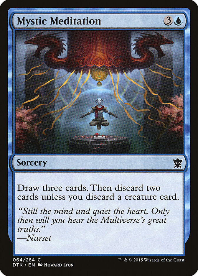 Mystic Meditation - carta Magic The Gathering