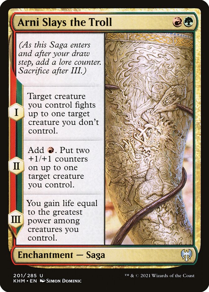 Arni Slays the Troll - carta Magic The Gathering