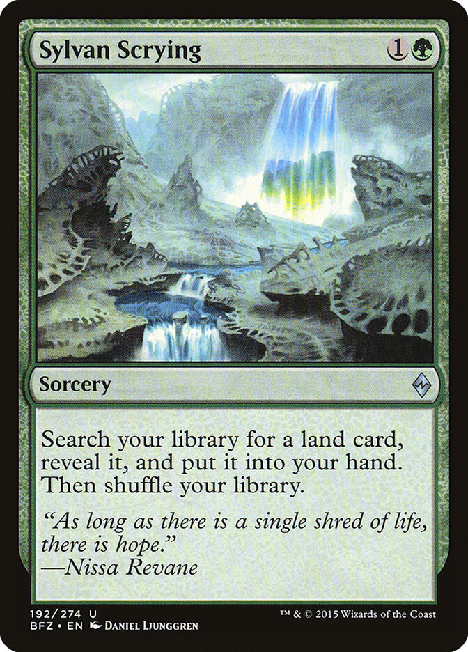 Sylvan Scrying - carta Magic The Gathering