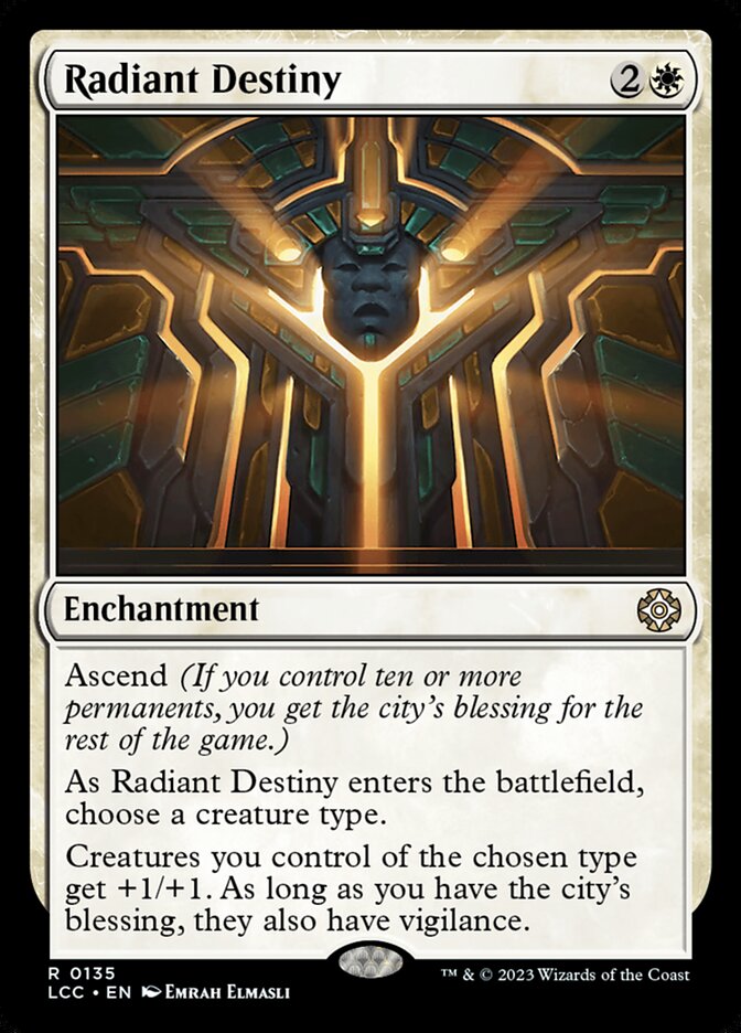 Radiant Destiny - carta Magic The Gathering