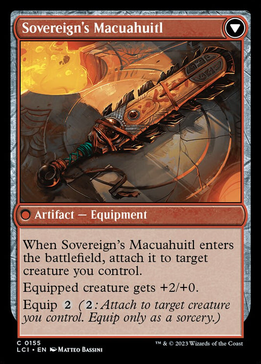 Sovereign's Macuahuitl - LCI-155-NF-STD