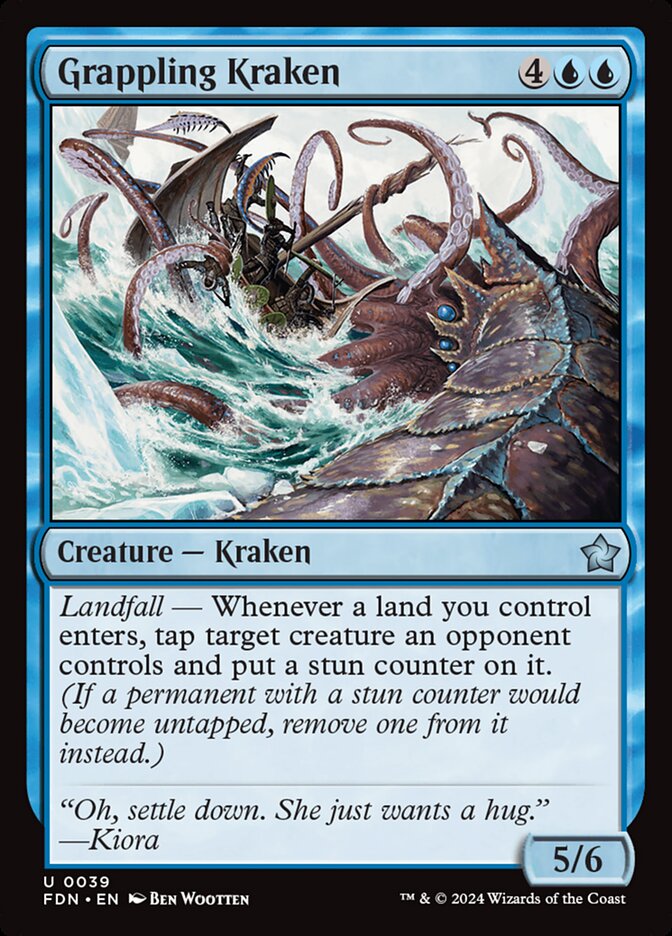 Grappling Kraken - carta Magic The Gathering