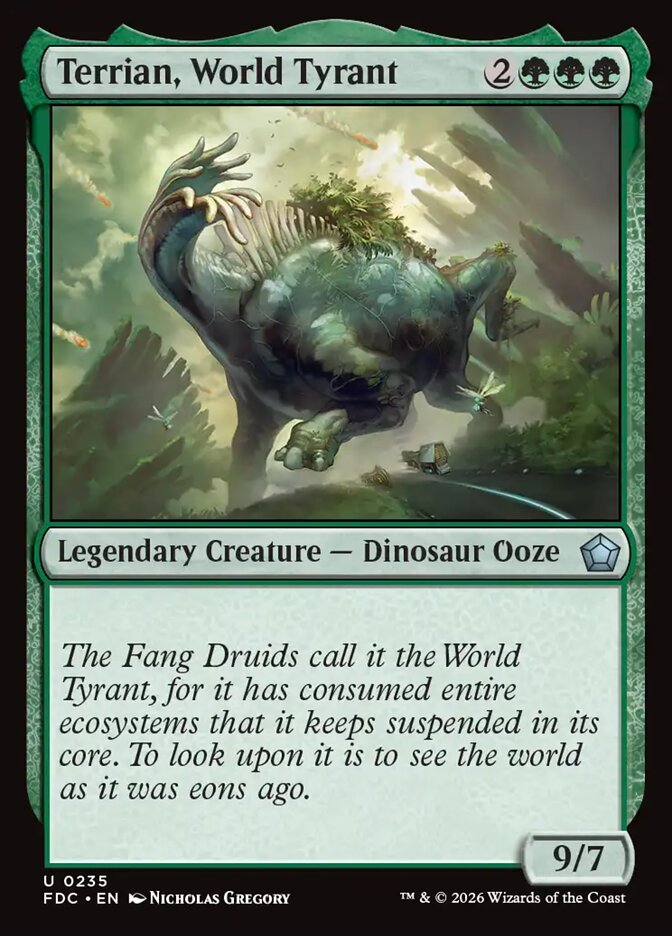 Terrian, World Tyrant - carta Magic The Gathering