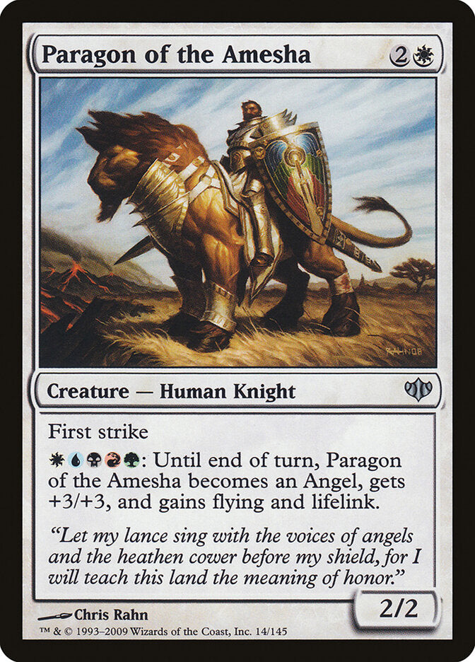 Paragon of the Amesha - carta Magic The Gathering
