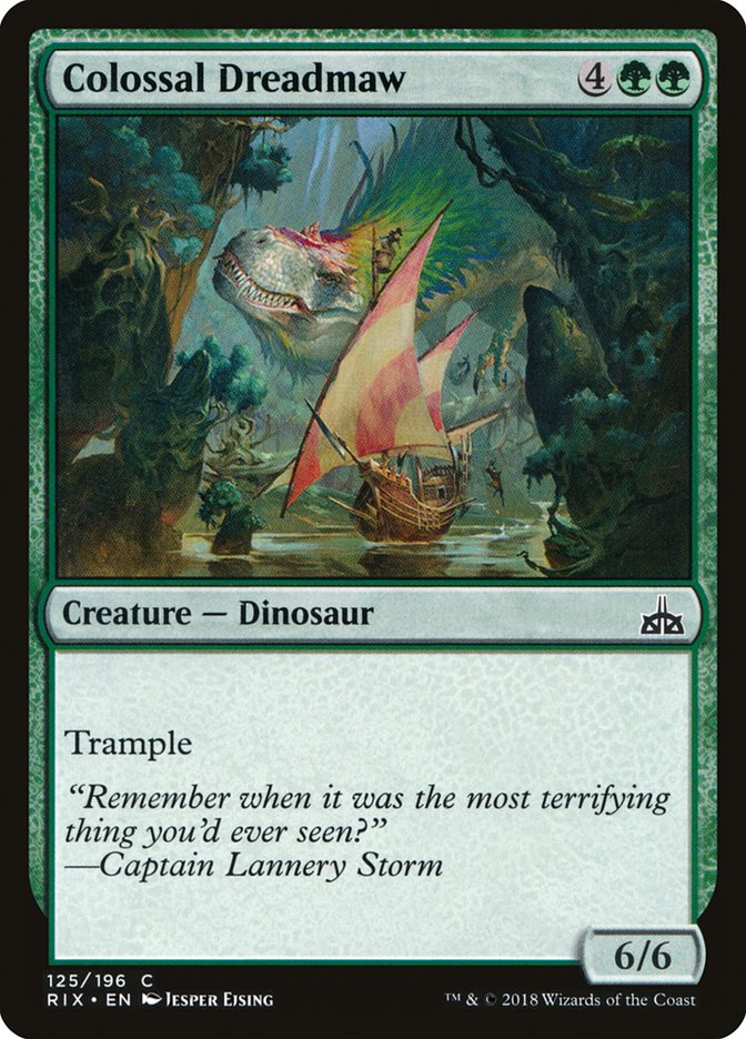 Colossal Dreadmaw - carta Magic The Gathering