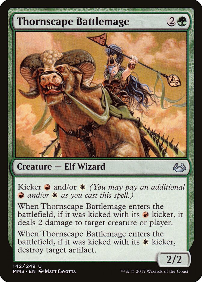 Thornscape Battlemage - carta Magic The Gathering