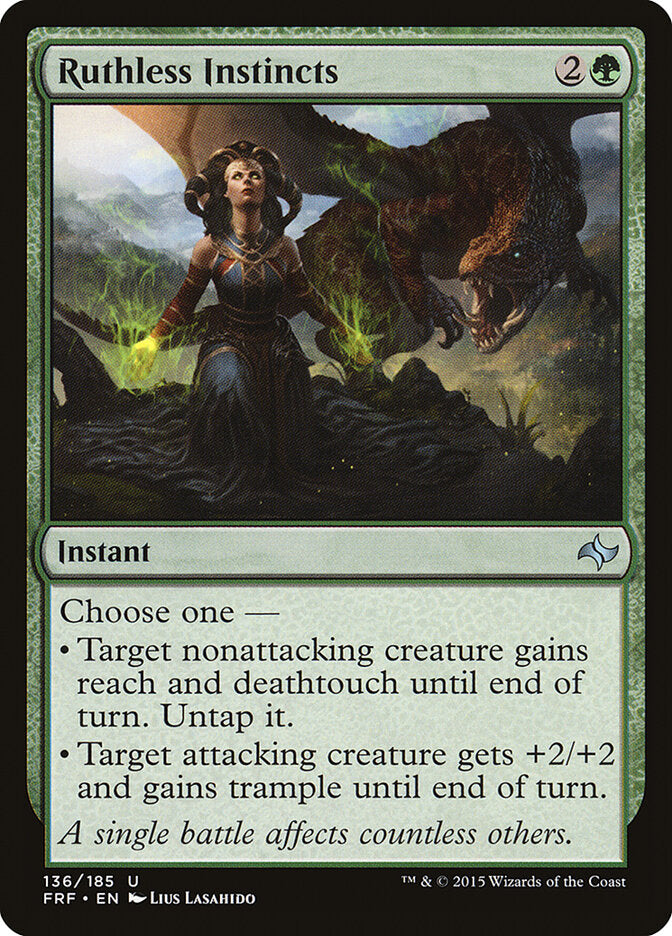 Ruthless Instincts - carta Magic The Gathering