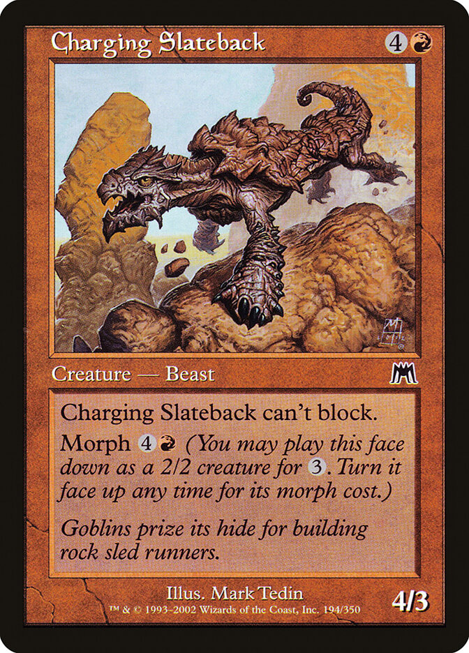 Charging Slateback - carta Magic The Gathering