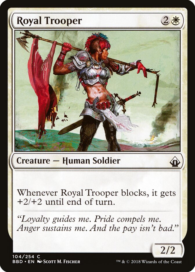 Royal Trooper - carta Magic The Gathering