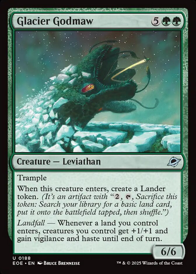 Glacier Godmaw - carta Magic The Gathering