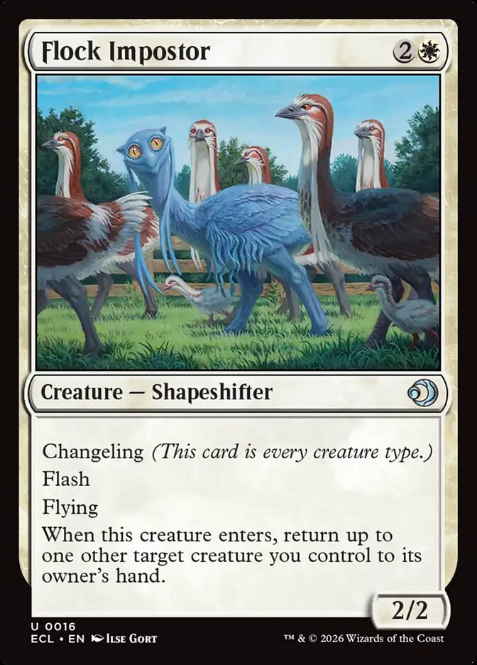 Flock Impostor - carta Magic The Gathering