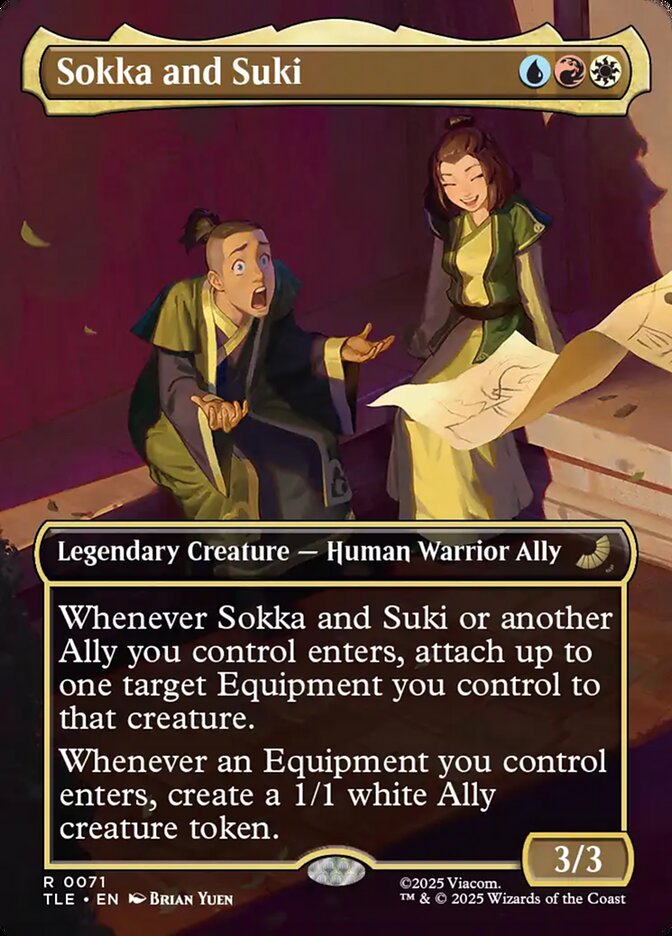 Sokka and Suki - carta Magic The Gathering