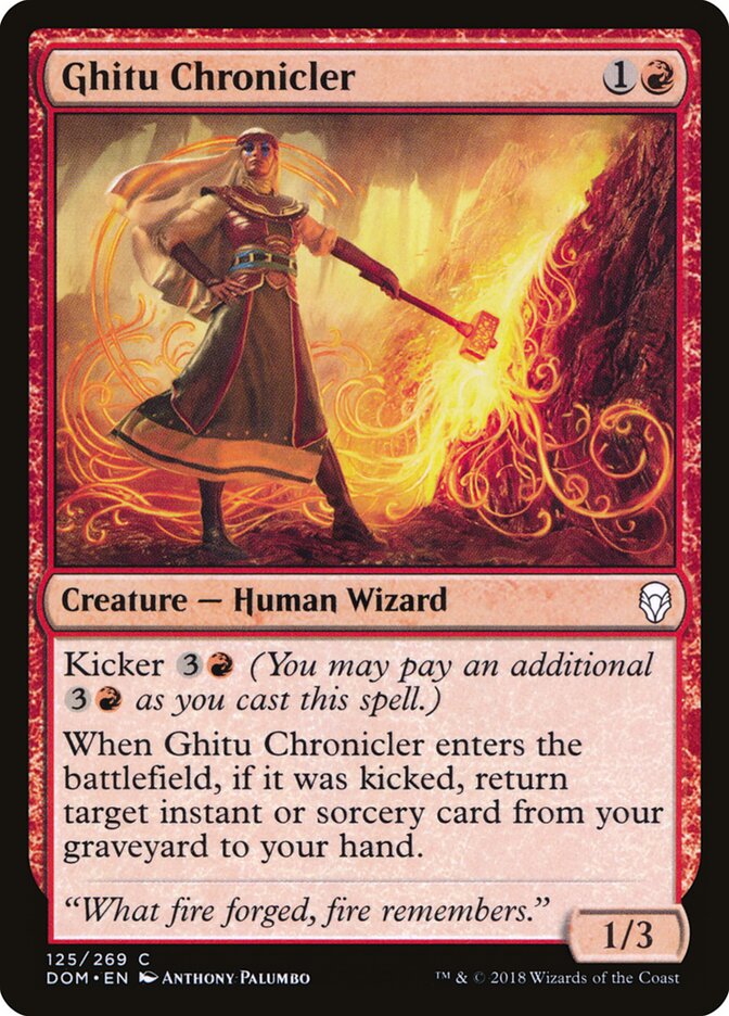 Ghitu Chronicler - carta Magic The Gathering