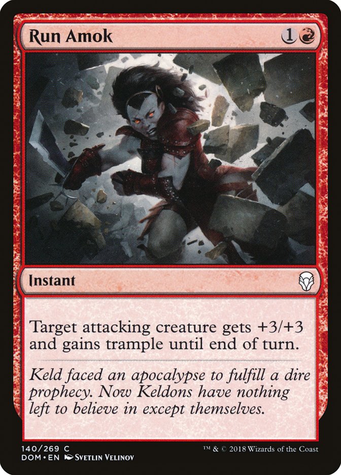 Run Amok - DOM-140-NF-STD
