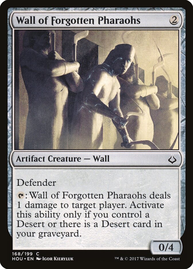 Wall of Forgotten Pharaohs - carta Magic The Gathering