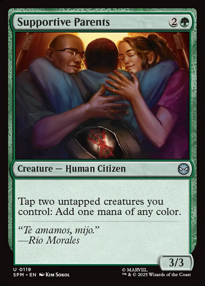 Supportive Parents - carta Magic The Gathering