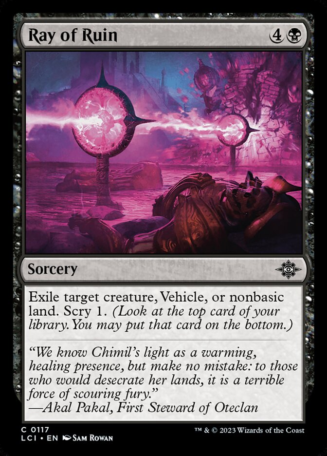 Ray of Ruin - carta Magic The Gathering