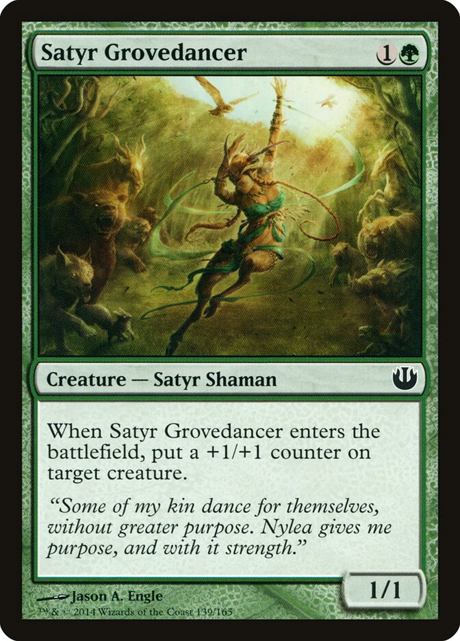 Satyr Grovedancer - carta Magic The Gathering