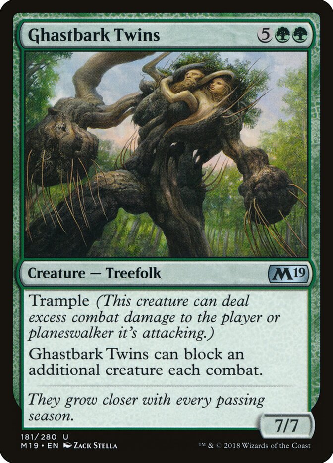 Ghastbark Twins - carta Magic The Gathering