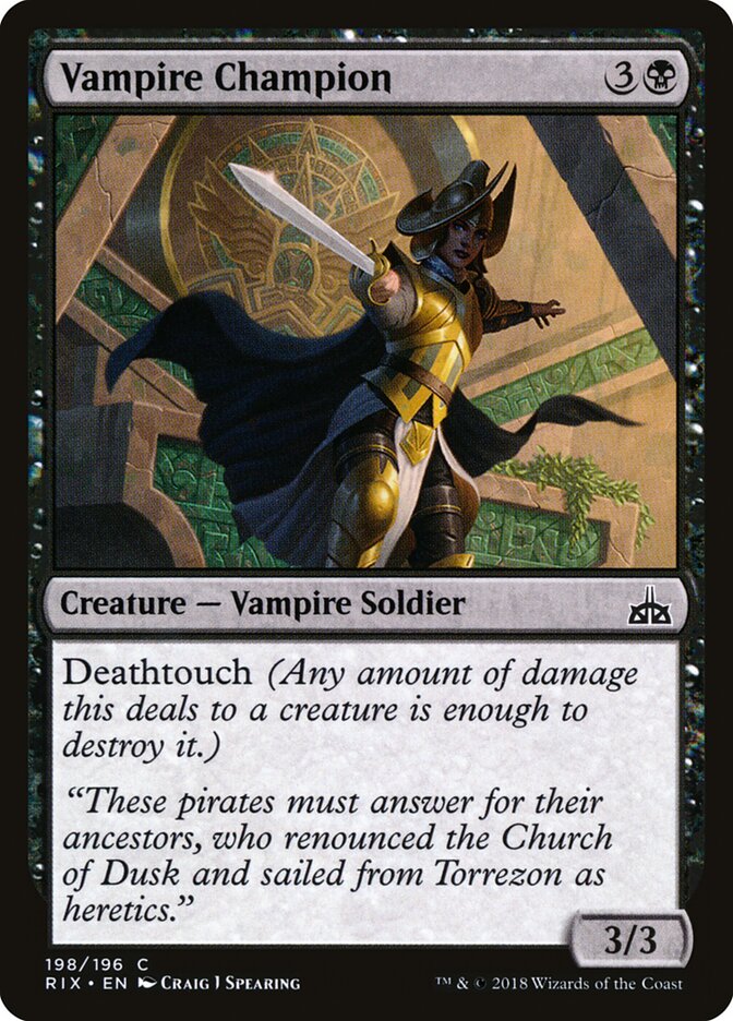 Vampire Champion - carta Magic The Gathering