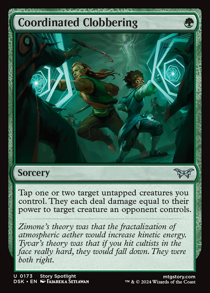 Coordinated Clobbering - carta Magic The Gathering