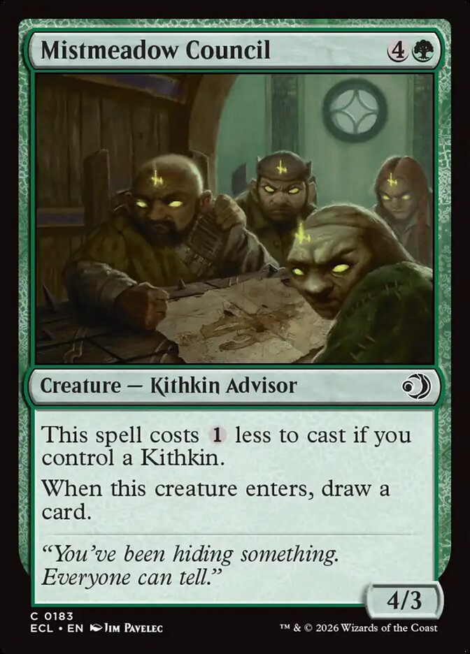 Mistmeadow Council - carta Magic The Gathering