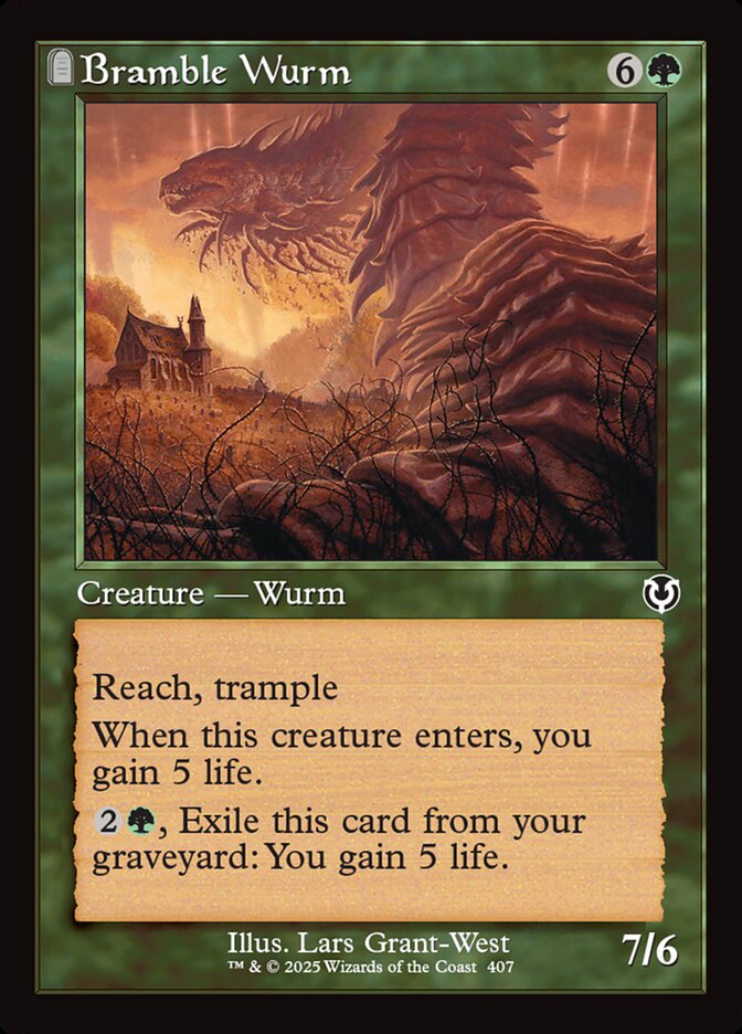 Bramble Wurm - carta Magic The Gathering