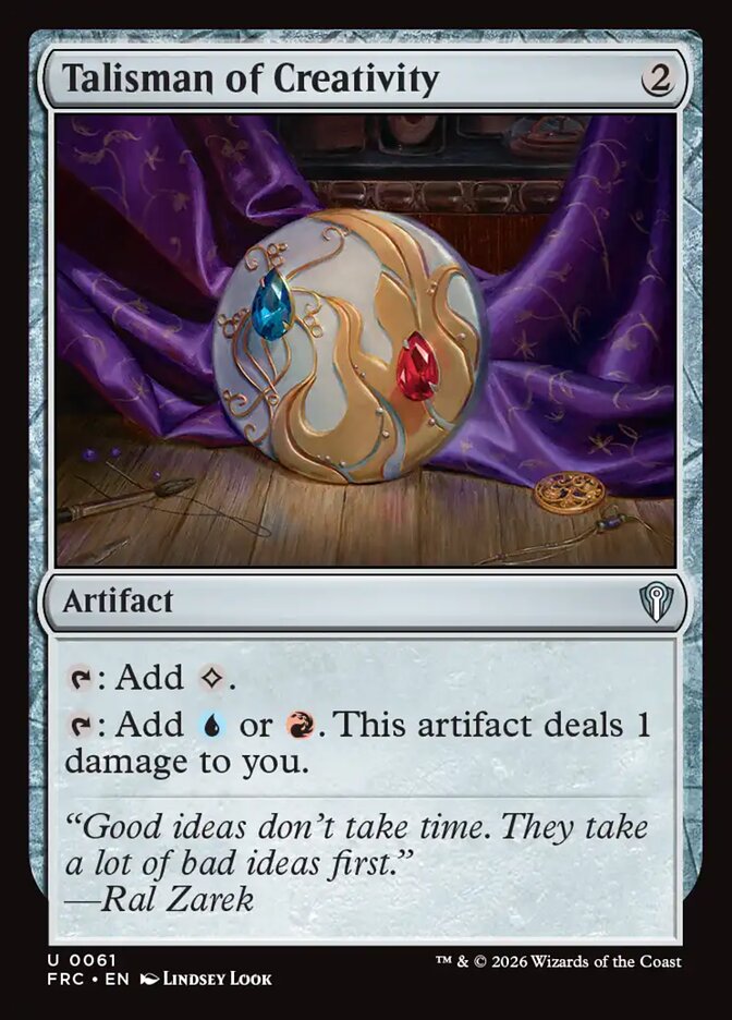 Talisman of Creativity - carta Magic The Gathering