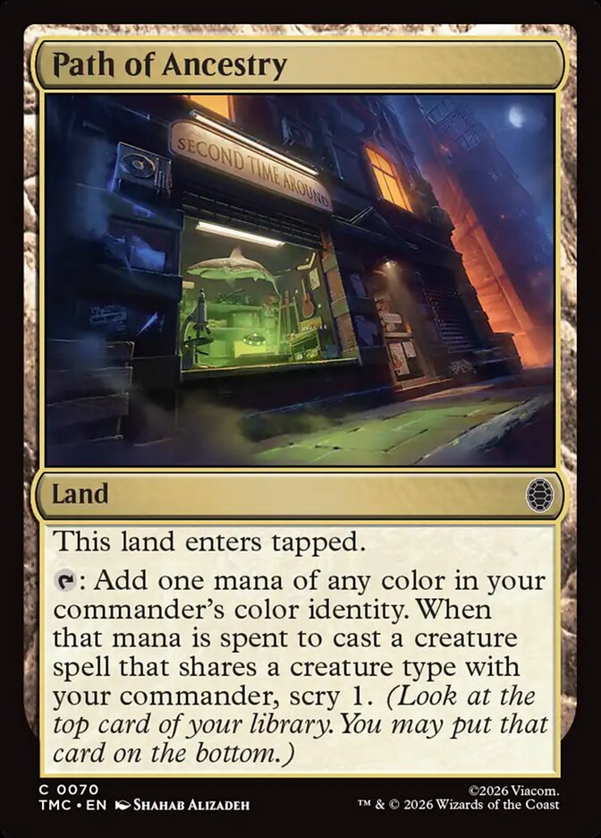 Path of Ancestry - carta Magic The Gathering