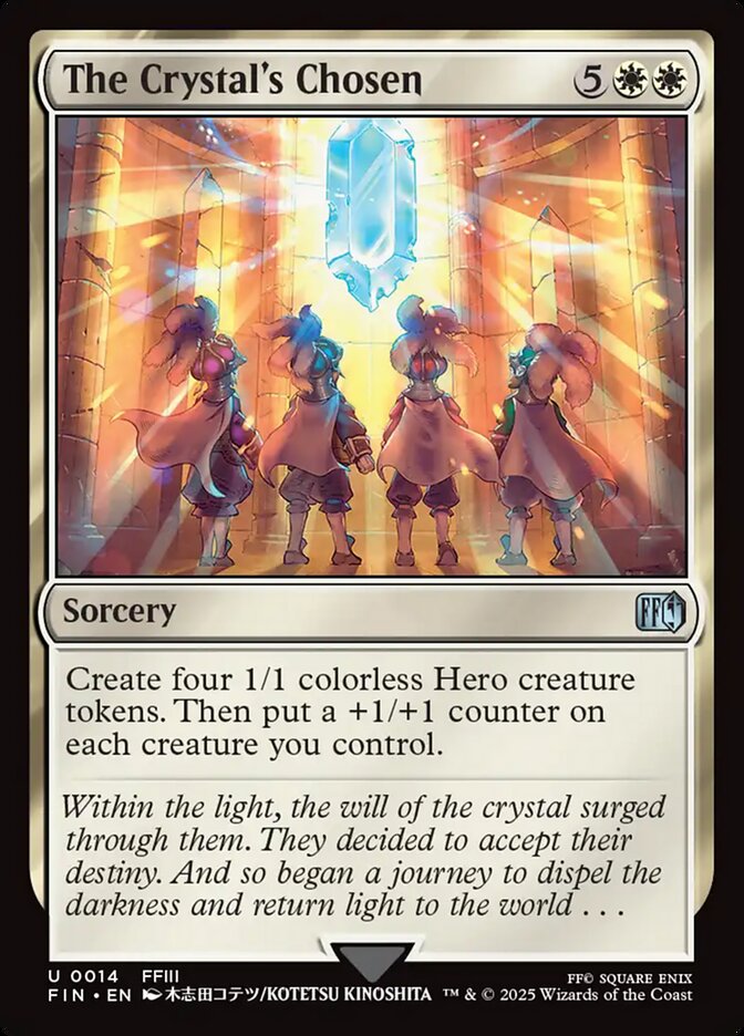 The Crystal's Chosen - carta Magic The Gathering