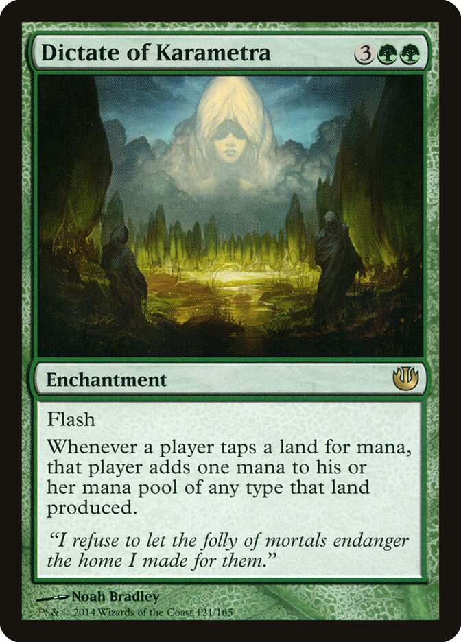 Dictate of Karametra - carta Magic The Gathering