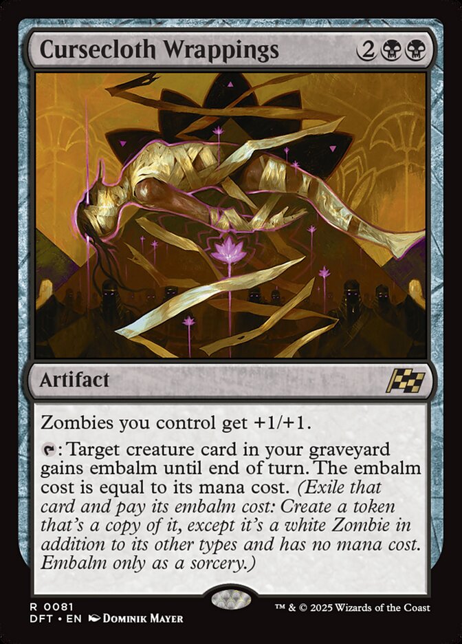Cursecloth Wrappings - carta Magic The Gathering