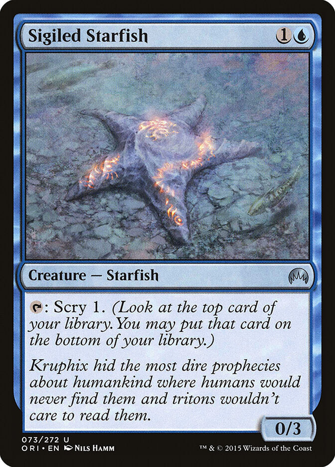 Sigiled Starfish - carta Magic The Gathering