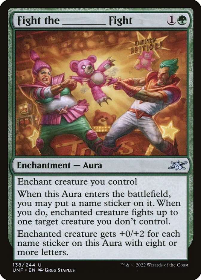 Fight the _____ Fight - carta Magic The Gathering