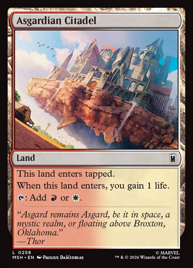 Asgardian Citadel - carta Magic The Gathering