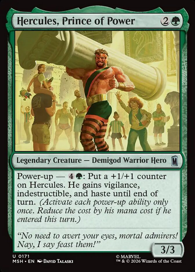 Hercules, Prince of Power - carta Magic The Gathering