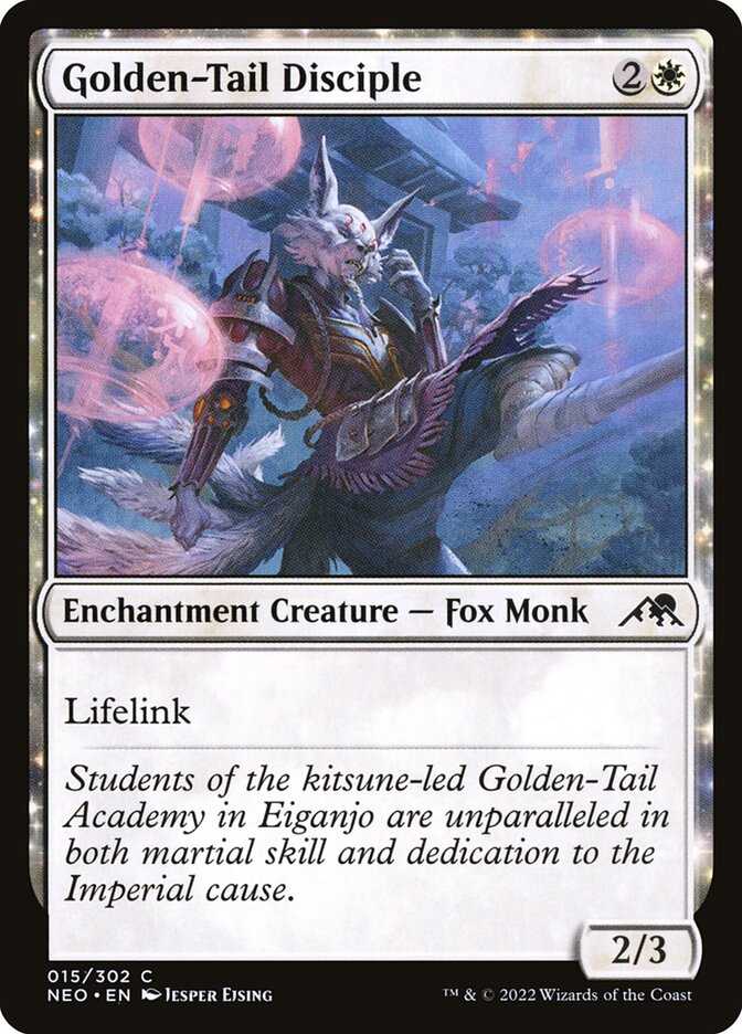 Golden-Tail Disciple - carta Magic The Gathering