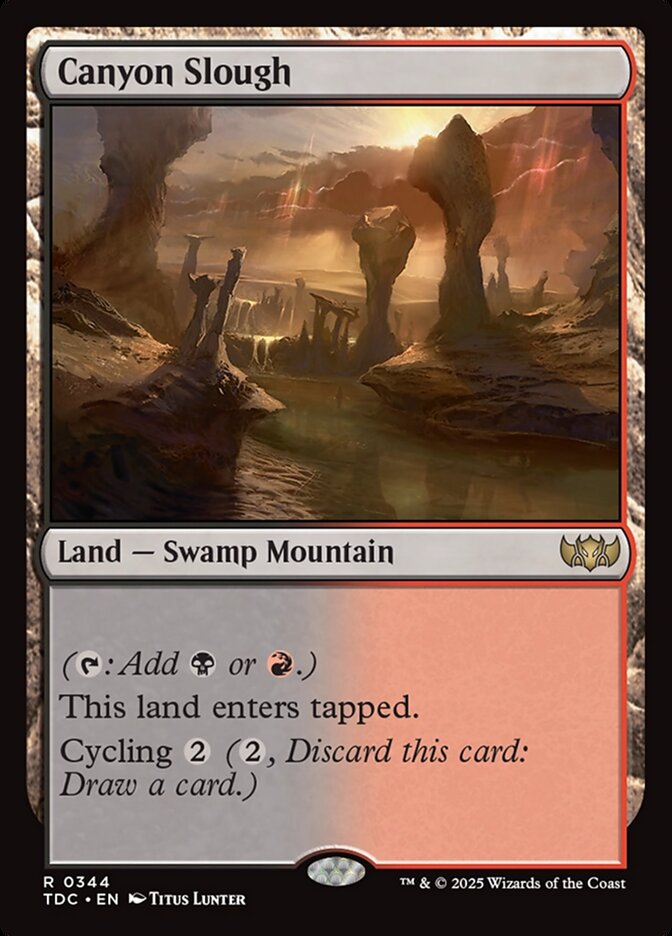 Canyon Slough - carta Magic The Gathering