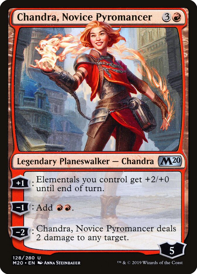 Chandra, Novice Pyromancer - carta Magic The Gathering
