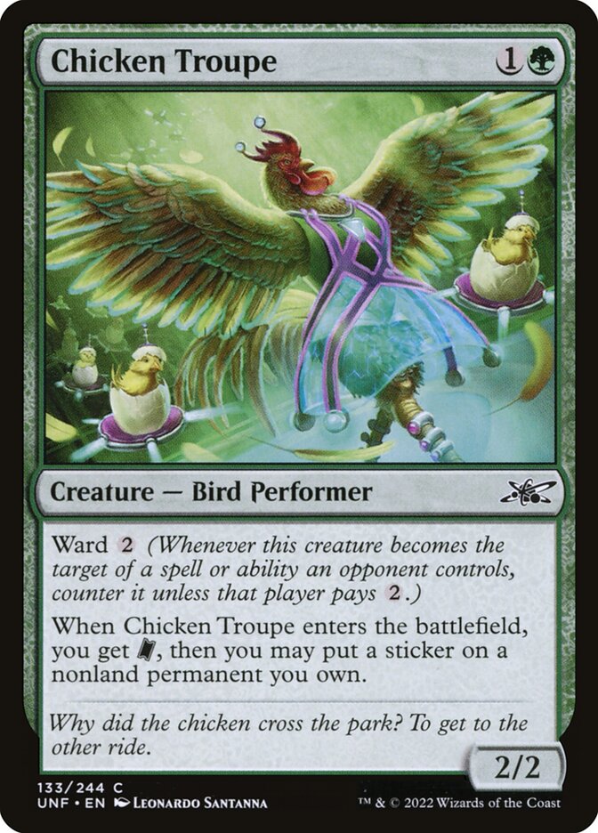 Chicken Troupe - carta Magic The Gathering