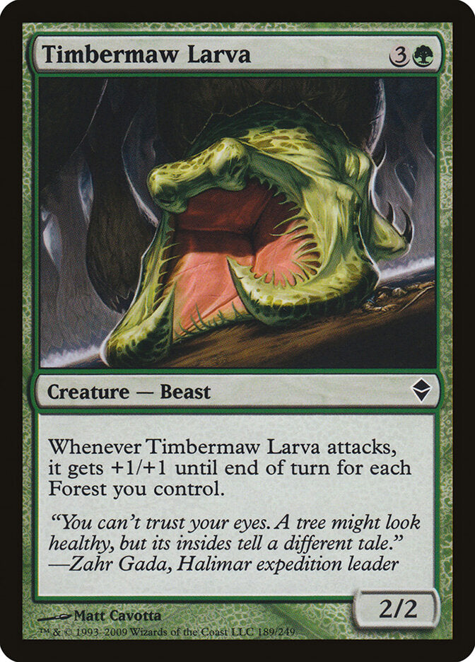 Timbermaw Larva - carta Magic The Gathering
