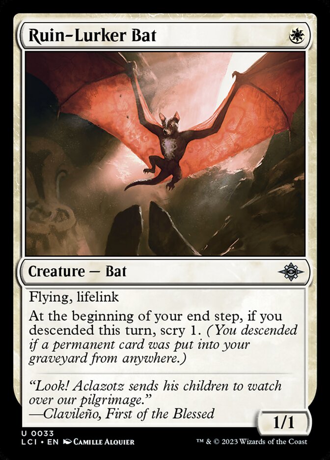 Ruin-Lurker Bat - carta Magic The Gathering