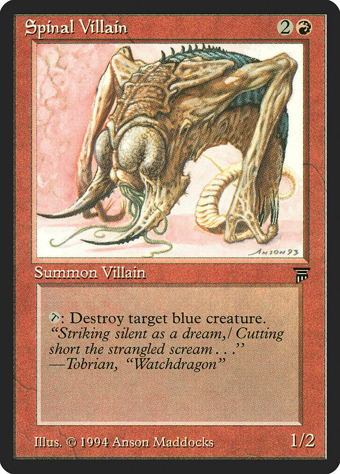 Spinal Villain - carta Magic The Gathering